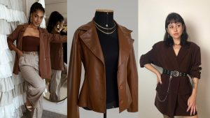 Blazer marrom se torna o novo clássico resgatado