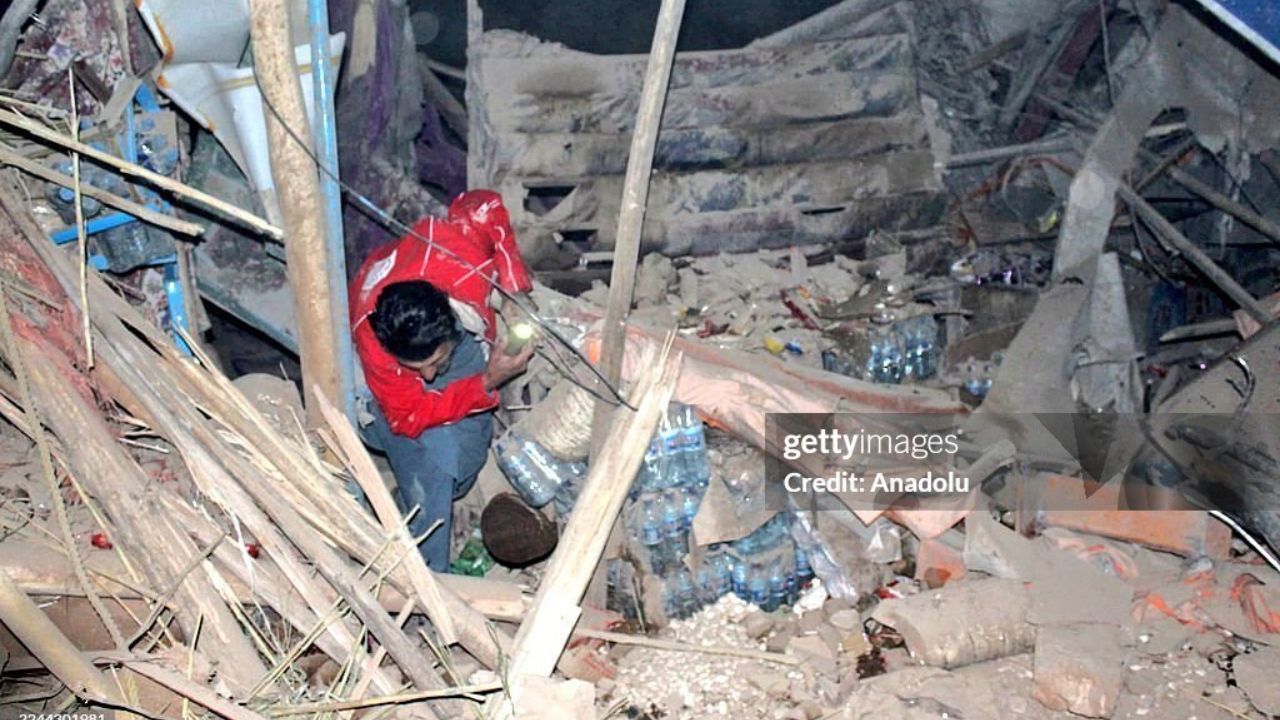 Imagem do terremoto no norte do Afeganistão | Reprodução/Anadolu/ Getty Images Embed