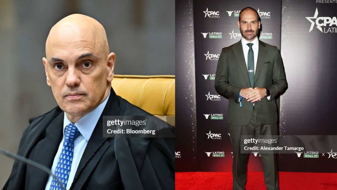 Alexandre de Moraes vota para que Eduardo Bolsonaro se torne réu