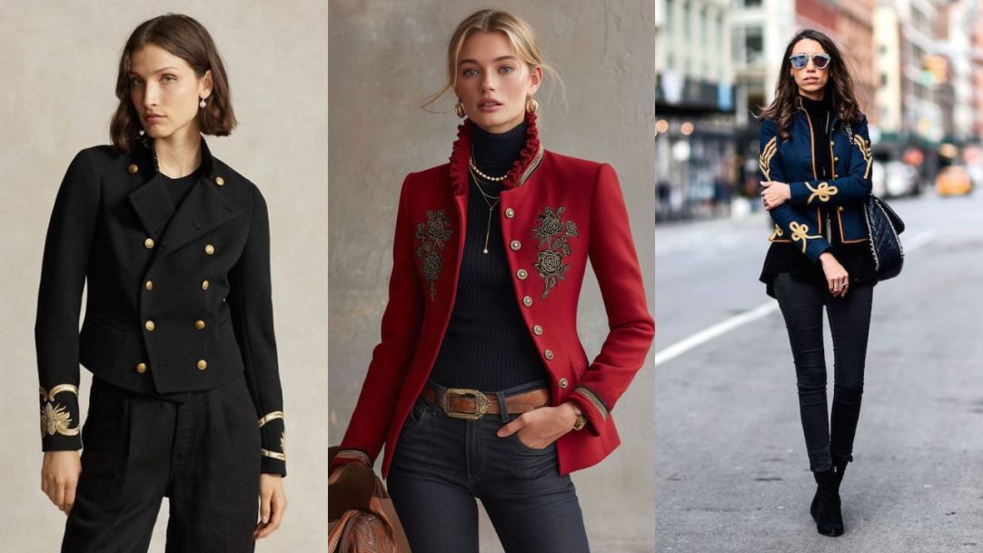 Jaqueta napoleônica volta ao guarda-roupa das fashionistas e pode ser tendência em 2026
