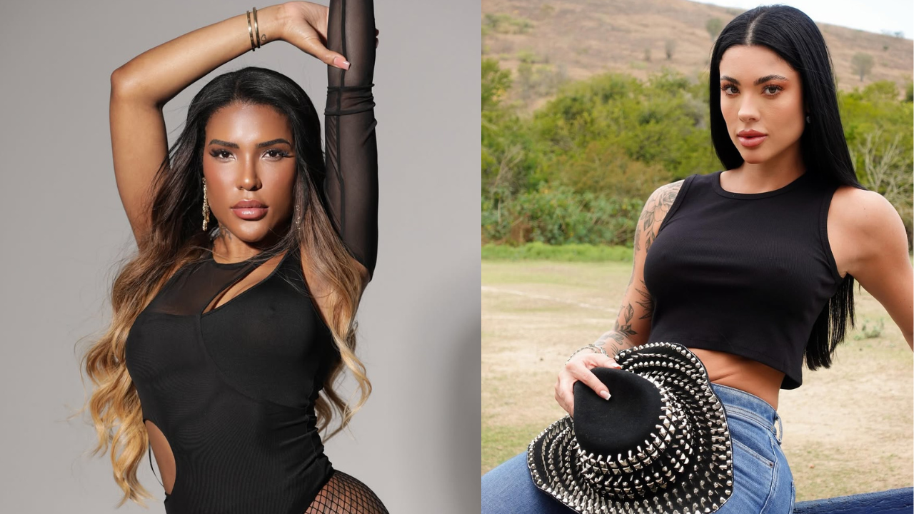 Carol e Ray se enfrenta após diversas provocações l 
Reprodução/Instagram/@carollekker_
/@rayfigliuzzi
