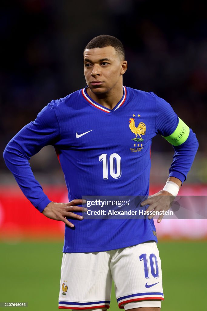 Mbappé, capitão da Seleção Francesa | Reprodução/Getty Images Embed/Alexander Hassenstein