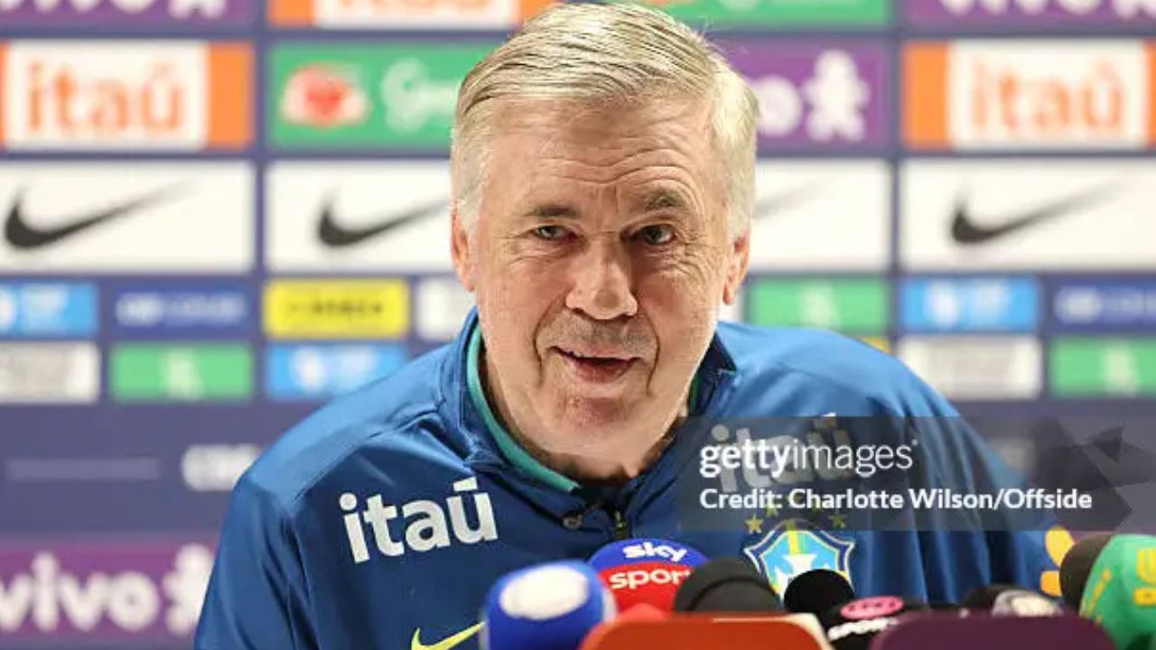 Carlo Ancelotti | Reprodução/Charlotte Wilson/Offside/Getty Images Embed