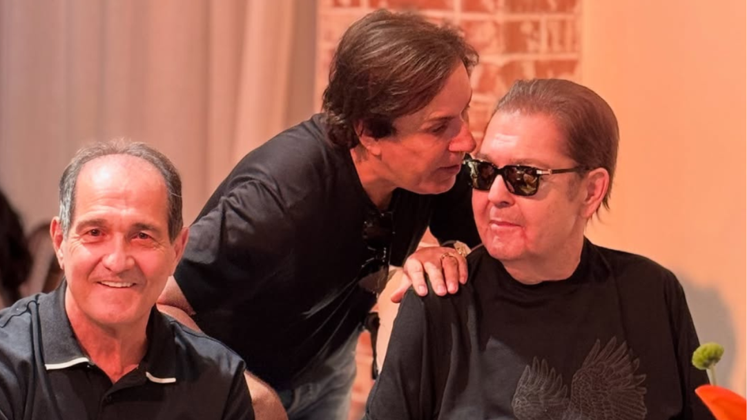 Fausto Silva vai no aniversário do ex-treinador Muricy Ramalho