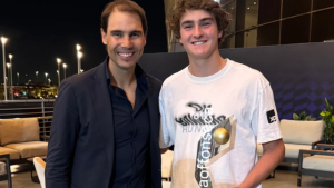 Nadal evita afirmar Fonseca como futuro rival de Sinner e Alcaraz